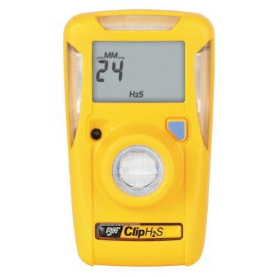 BW Clip Single-Gas Detectors, Hydrogen Sulfide, Surecell, 5-10 ppm Alarm Setting