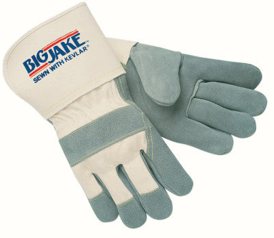 Heavy-Duty Side Split Gloves, X-Large, Leather