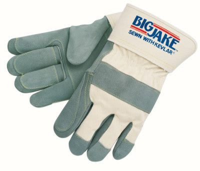 Heavy-Duty Side Split Gloves, X-Large, Leather