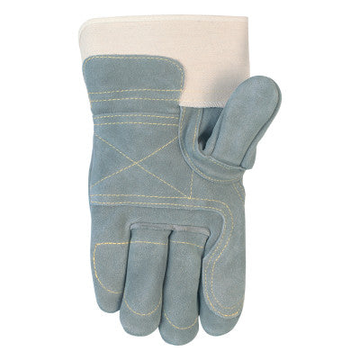 1735 Lumber Jake Double Palm Gloves, Leather, X-Large, Gray