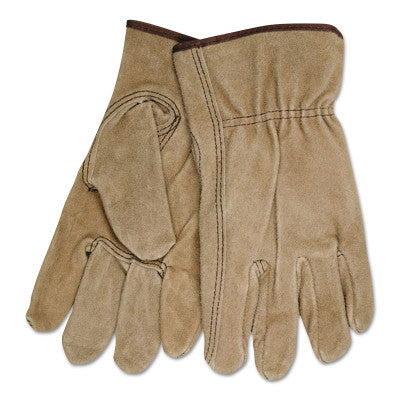 Premium-Grade Leather Driving Gloves, Cowhide, X-Large, Unlined, Keystone Thumb