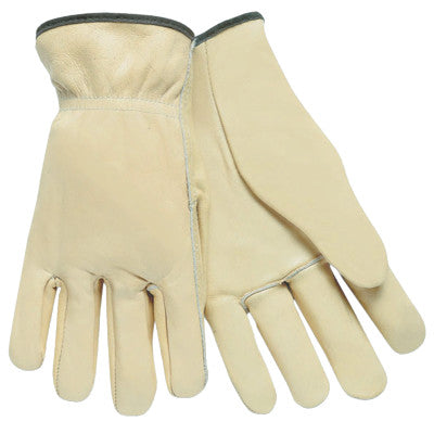 Drivers Gloves, Select Grade Cowhide, Large, Unlined