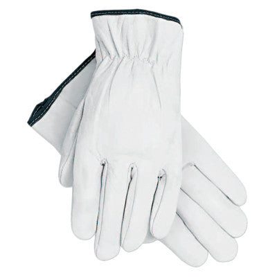 Premium-Grade Leather Driving Gloves, Goatskin, Large, Unlined