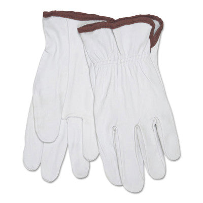 Premium-Grade Leather Driving Gloves, Goatskin, Small, Unlined