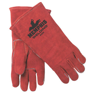 Premium Shoulder Leather Welders Gloves, Shoulder Cow Leather, XL, Russet