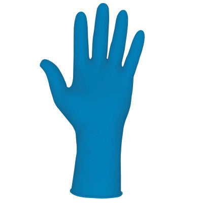 Disposable Latex Gloves, Textured Grip, Powder Free, 11 mil, X-Large, Blue