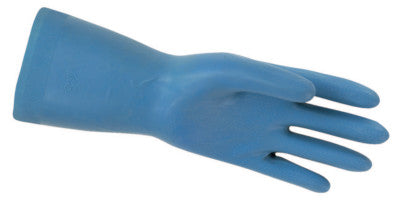 Unsupported Latex Gloves, 9 - 9.5, Latex, Blue