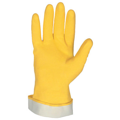 Unsupported Latex Gloves, 10 - 10.5, Latex, Yellow