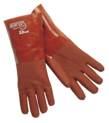 14" GAUNTLET PREMIUM DOUBLE DIPPED RED PVC JER