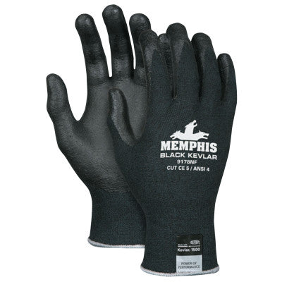 9178NF Cut Protection Gloves, Medium, Black