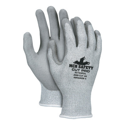 Cut Pro Gloves, Medium, Silver/Gray