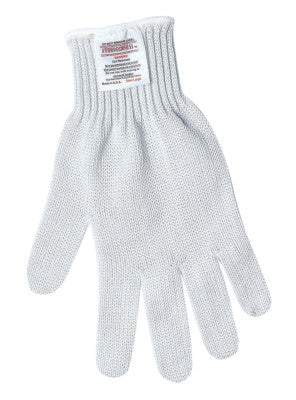 String Gloves, Large, Knit-Wrist, Stainless Steel/Nylon