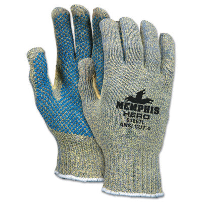 Hero Gloves, X-Large, Salt-and-Pepper/Blue