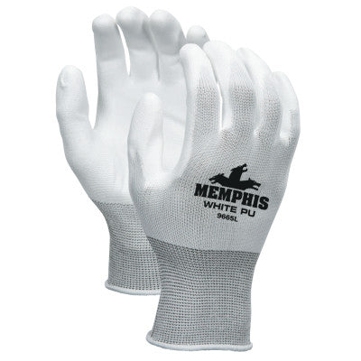 PU Coated Gloves, Small, Gray