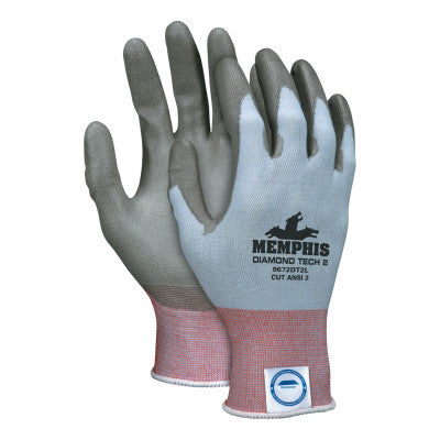 Diamond Tech 2 Gloves, Medium, Gray/Light Blue