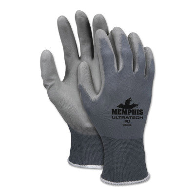 UltraTech PU Coated Gloves, Small, Gray