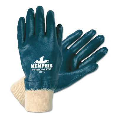 Predalite Nitrile Gloves, Small, Blue
