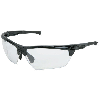 Dominator DM3 Safety Glasses, Clear Lens, MAX6 Anti-Fog, Black Frame