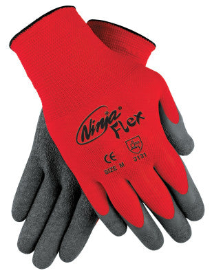 Ninja Coated-Palm Gloves, 2X-Large, Gray/Red