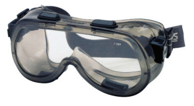 Verdict Goggles, Clear/Gray, Scratch Resistant, Elastic Strap