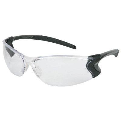 Backdraft Protective Eyewear, Clear Lens, MAX6 Anti-Fog, Clear/Gunmetal Frame