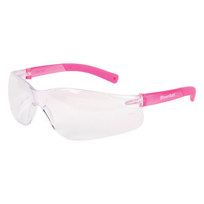 BEARKAT Safety Glasses, Clear Lens, Duramass Hard Coat, Frameless