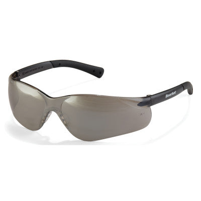 BEARKAT Safety Glasses, Silver Mirror Lens, Duramass Hard Coat