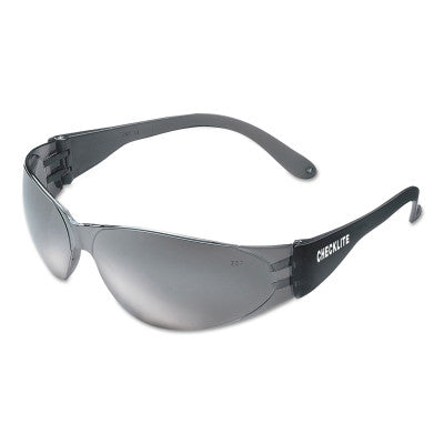 Checklite Safety Glasses, Silver Mirror Lens, Duramass Hard Coat, Smoke Frame