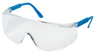 Tacoma Protective Eyewear, Clear Lens, Polycarbonate, Blue Frame