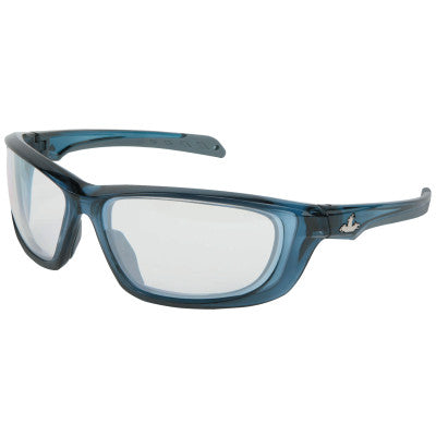 USS Defense Safety Glasses, Duramass HC/Polar BossMan Mirror, Dark Blue Frame