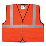 Safety Vests, Large, Fluorescent Orange