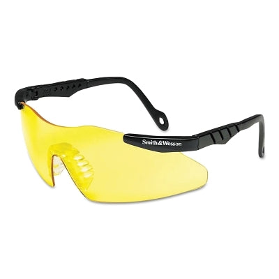 S&W MAGNUM 3G SAFETY GLASSES BLACK FRAME YELLOW