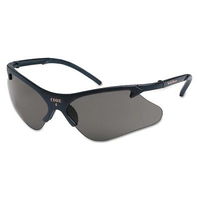 S&W CODE 4 SAFETY GLASSES BLACK FRAME SMOKE LENS