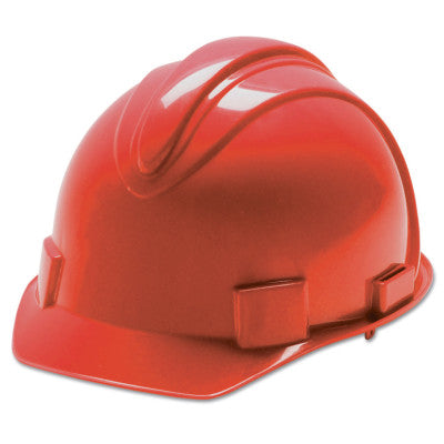 CHARGER Hard Hats, 4 Point Ratchet, Red