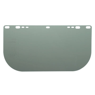 F10 PETG Economy Face Shields, Medium Green, 15 1/2 in x 8 in x 0.04 in