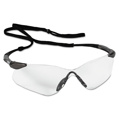 NEMESIS VL SAFETY GLASSES GUNMETAL FRAME CLEAR A