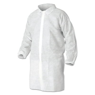 LABCOAT-WHT-SNAPFRONT-LRG KOMFORTGU