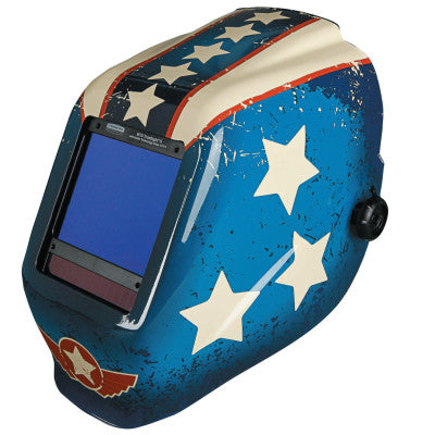 Truesight II Digital Variable ADF Welding Helmet, Stars & Scars (RD, WH, BL)