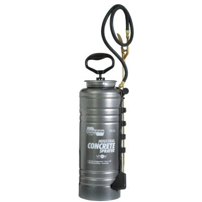 Concrete Sprayer, Black, 3 1/2 gal, 24 in Extension, 36 in Hose