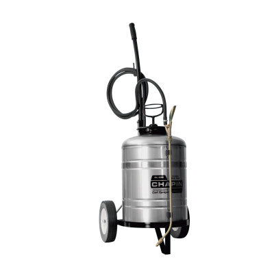 Cart Sprayer, 6 gal, 18 in Extension, 10 ft Hose