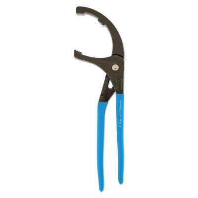 Oil Filter Pliers, Curved Jaw, 12 in Long