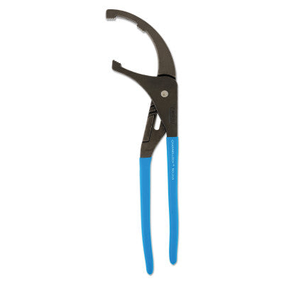 Oil Filter Pliers, Curved Jaw, 15 in Long