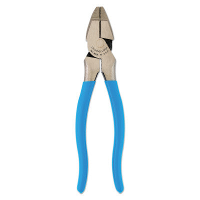 Linemens Pliers, 7 1/4 in Length, 0.73 in Cut, Plastic-Dipped Handle