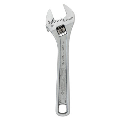 Adjustable Wrenches, 4 in Long, .51 in Opening, Chrome