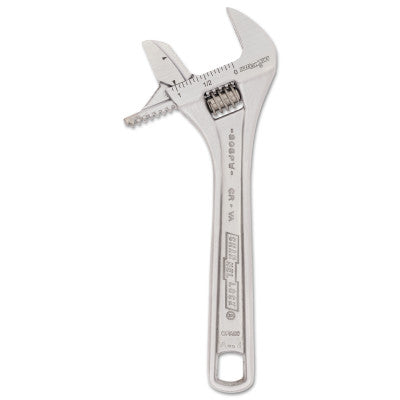 Adjustable Wrenches, 6.38 in Long, 1.06 in Opening, Chrome