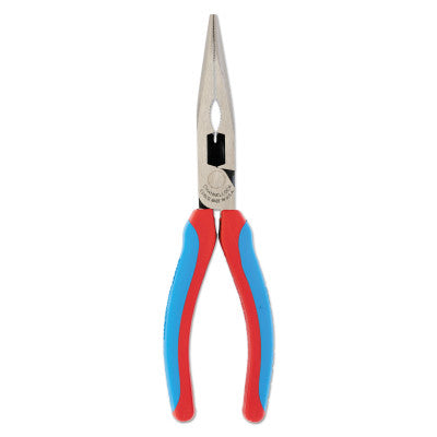 Coated Long Nose Pliers, Needle Nose, High Carbon Steel, 9 3/4 in