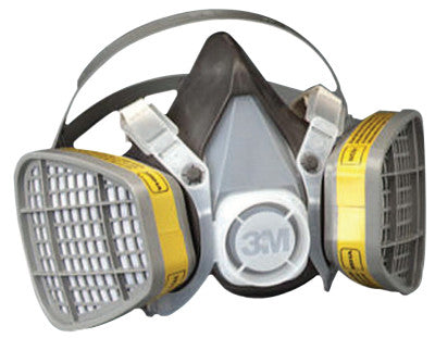 5000 Series Half Facepiece Respirators, Large, Organic Vapors/Acid Gases