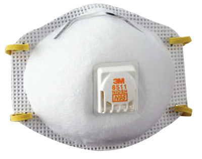 N95 Particulate Respirators, Half Facepiece, Two fixed straps, Reg