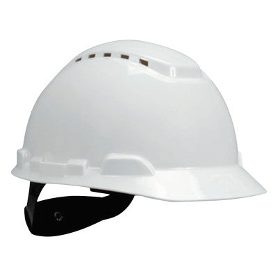 Uvicator Ratchet Hard Hats, 4 Point, Vented, White