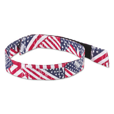 Chill-Its 6705 Evaporative Cooling Hook and Loop Bandanas, Stars/Stripes